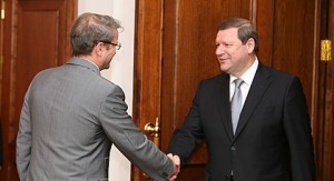 Герман Греф и Сергей Сидорский