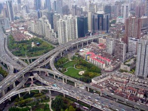 The Puxi Viaduct, Шанхай