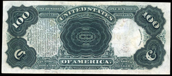 100 долларов США образца 1880 года 100 долларов США образца 1880 года