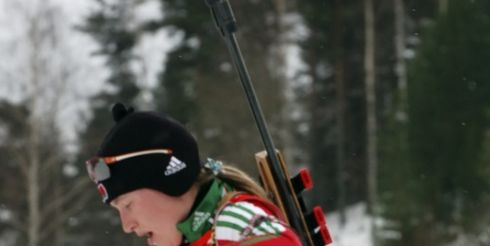 Дарья Домрачева во второй раз попала в призы на этапе Кубка мира по биатлону