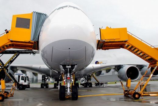 Airbus A380 изнутри