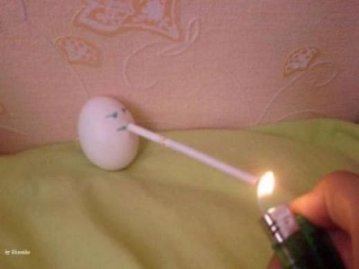 Рожицы на яйцах