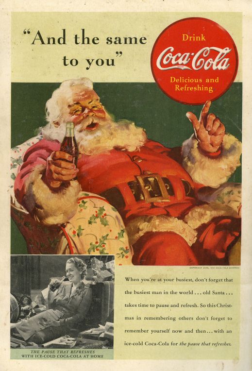 Coca Cola создала Санта-Клауса