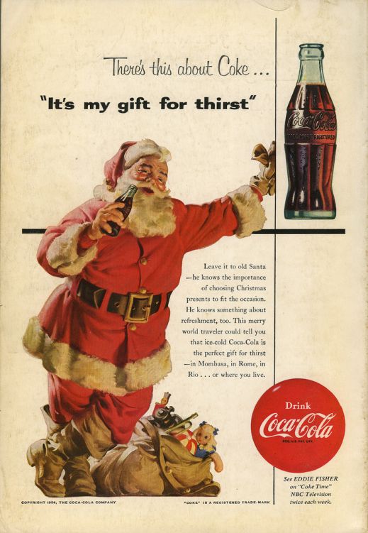 Coca Cola создала Санта-Клауса