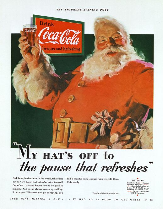 Coca Cola создала Санта-Клауса
