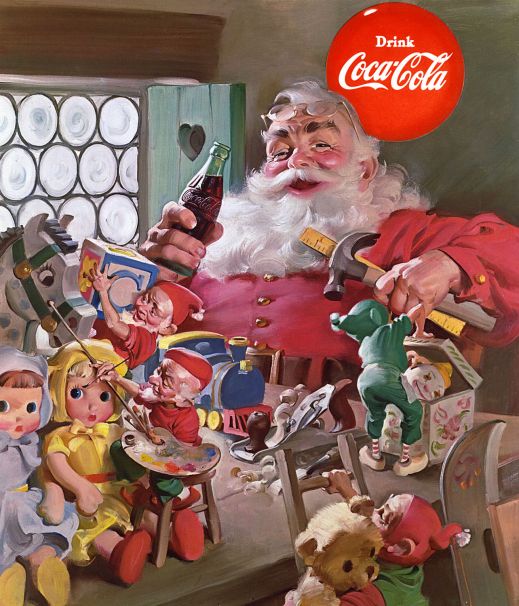 Coca Cola создала Санта-Клауса