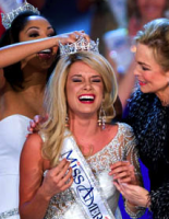 A spokeswoman for Nebraska won the title of Miss America 2011 "