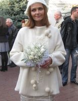 Inna Kapinos: "On the eve of the wedding dress I saw for the first time"