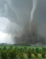 To the south, the U.S. struck a half-century's most powerful tornado