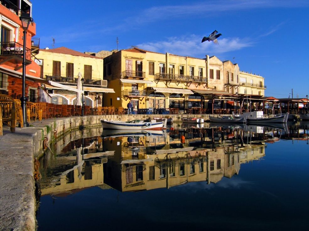 Гавань в городе Ретимно, Крит
