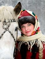 Девушка зима