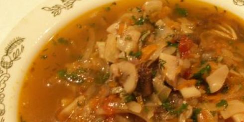 Солянка грибная (великий пост)
