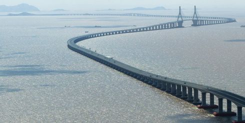 В Китае состоится открытие моста длиной 43 км