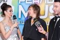 Певица ZVEZDA дала интервью на красной дорожке премии MusicBox