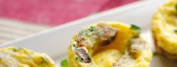 Суфле с картофелем и колбасками