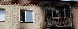 В борьбе с последствиями пожара