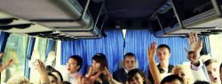 Транспорт компании «Аллегро» привлекли для перевозки выпускников города