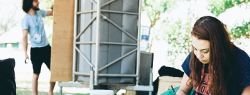 Анастасия Дубач: красочный арт-объект посвящается любимым учителям и школьным друзьям
