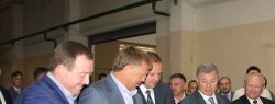 Официальный запуск второй очереди производства межкомнатных дверей «Alleanza doors» состоялся при участии губернатора