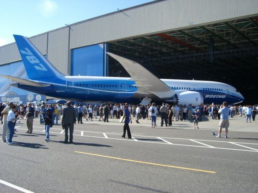 Первый полет Boeing 787 Dreamliner (видео)