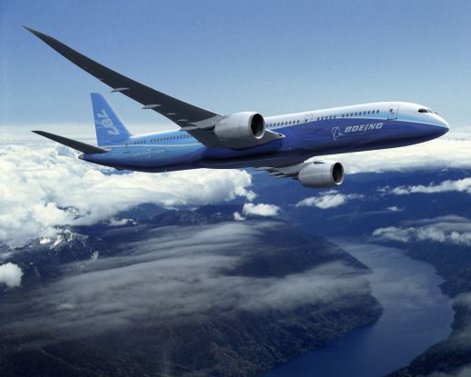 Первый полет Boeing 787 Dreamliner (видео)