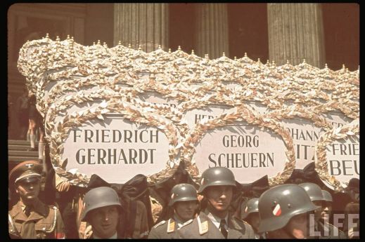 Цветные фотографии нацистской Германии