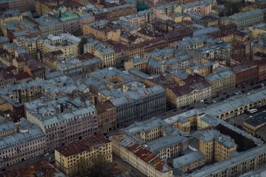 Питер с высоты птичьего полета