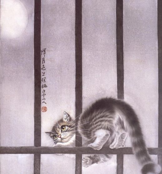 Кошки в стиле Гохуа
