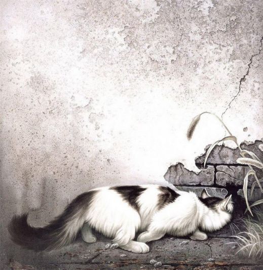 Кошки в стиле Гохуа