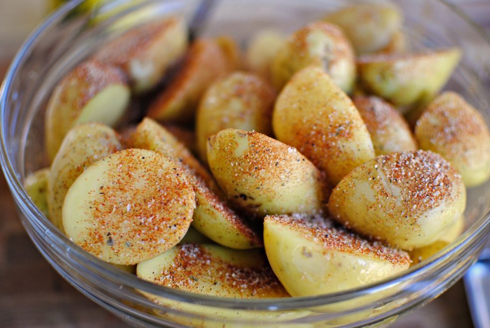 Пряный картофель по-французски фото-рецепт