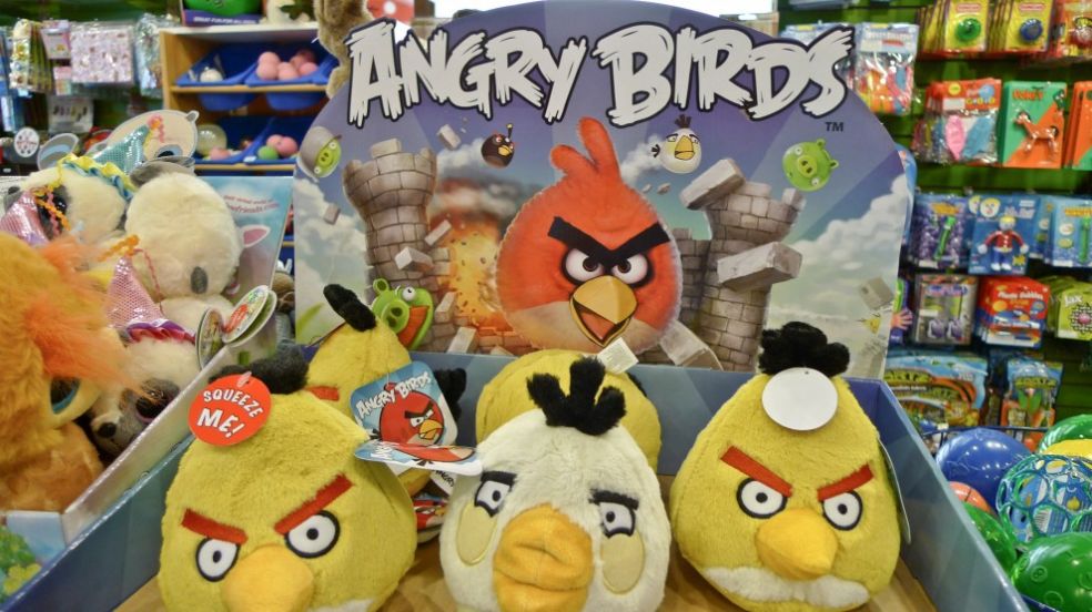 Angry birds в магазине игрушек США