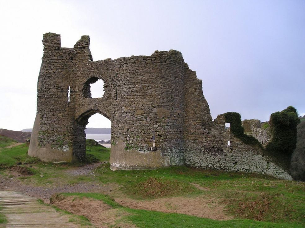 Замок Пеннард, Великобритания Замок Пеннард, Великобритания